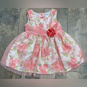 George Sparkly Floral Dress. Size: 12 Months